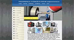 Desktop Screenshot of precisecncmachinery.com