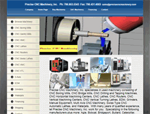 Tablet Screenshot of precisecncmachinery.com
